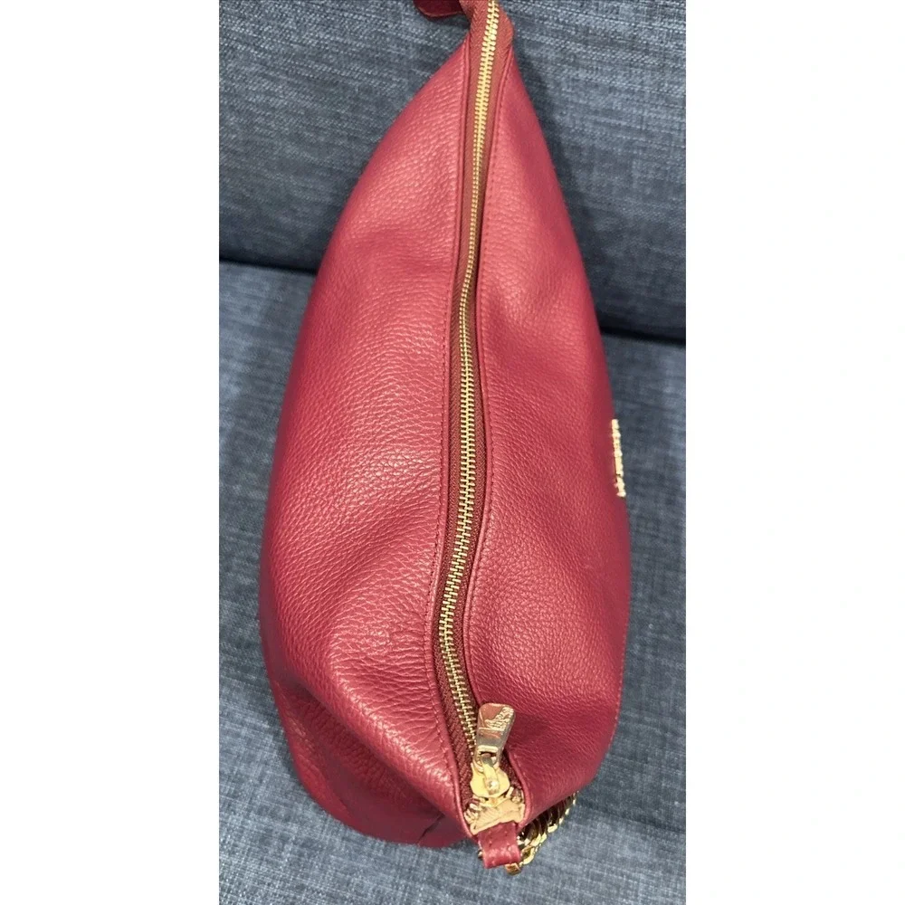Versace Collection Leather Vitello stampa  Alce Satchel Messenger Bag
